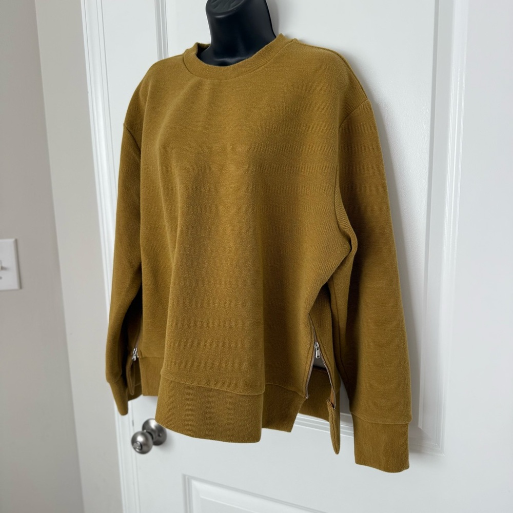 CALIA Elevate Ottoman Side Zipper Sweatshirt